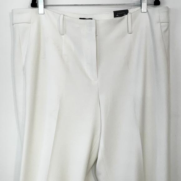 Talbots Southampton Straight Leg Full Length Pants in White | 18W NWT - Picture 2 of 10